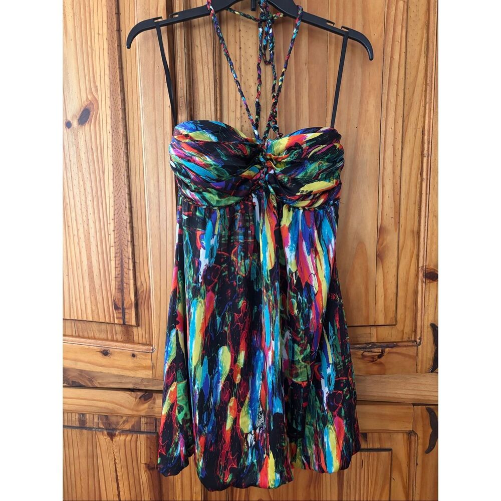 B. Darlin Multi Color Bubble Hem Dress